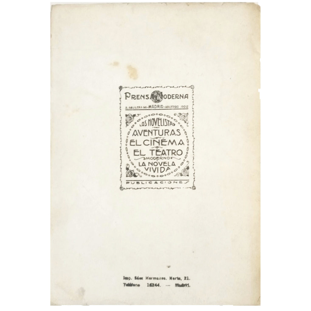 THE MODERN THEATER Nº 166: THE CLAMOR. Muñoz Seca, Pedro/ Azorín