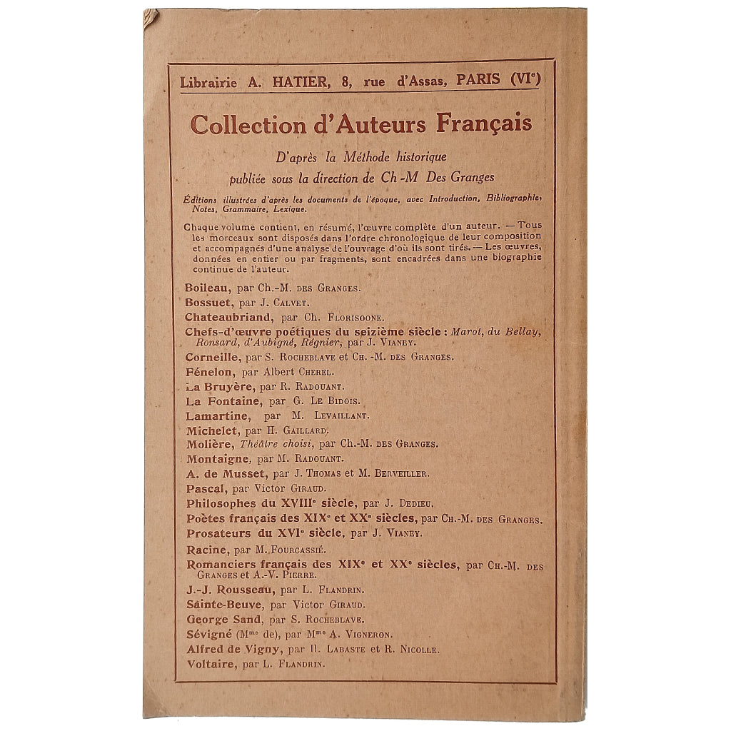 ATALA. Chateaubriand