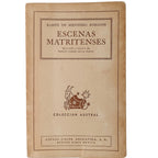 ESCENAS MATRITENSES. Mesonero Romanos, Ramón de