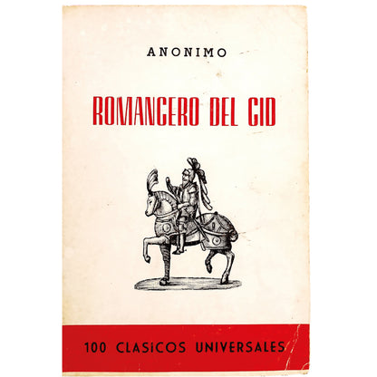 ROMANCERO DEL CID. Anónimo