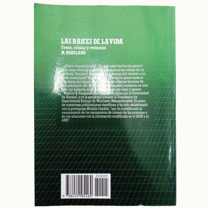 LAS RAÍCES DE LA VIDA. Hoagland, M.