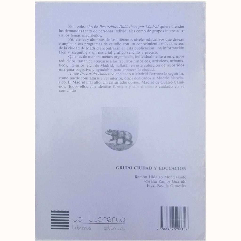 EDUCATIONAL TOURS THROUGH MADRID Nº 7: BAROQUE MADRID