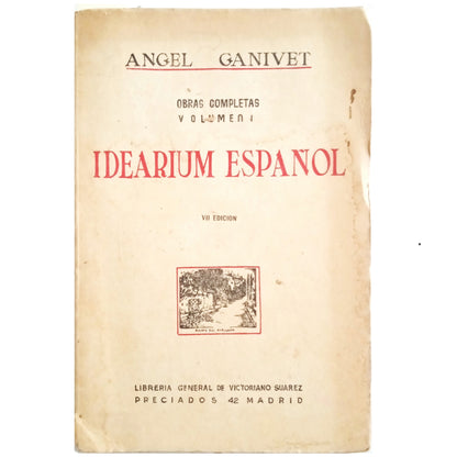 SPANISH IDEARIUM. Gavinet and Morcillo, Ángel