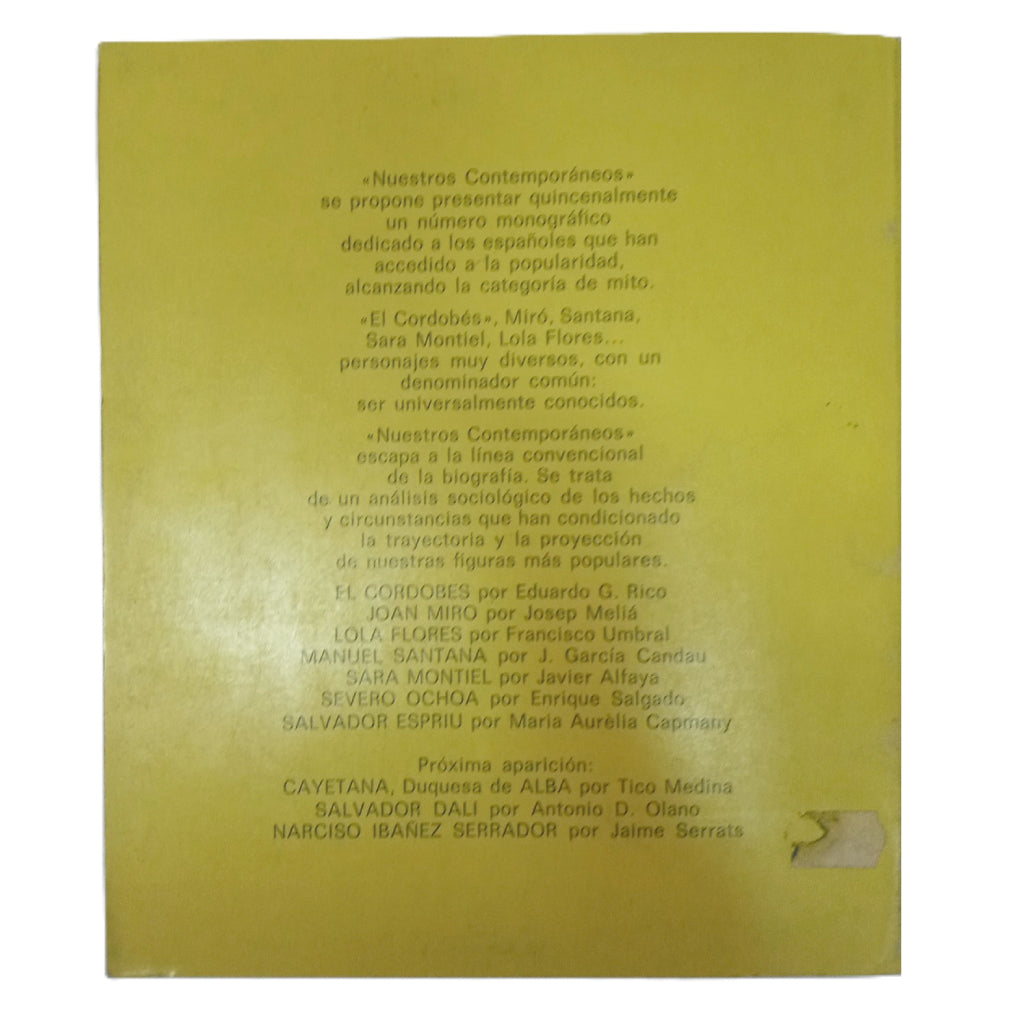 SALVADOR ESPRIU. Capmany, María Aurelia