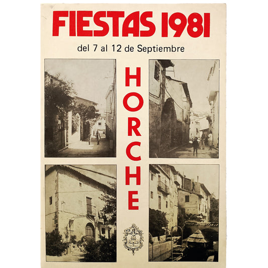 HORCHE. Fiestas 1981 del 7 al 12 de Septiembre