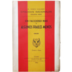 UN FACCIOSO MAS Y ALGUNOS FRAILES MENOS. Pérez Galdós, Benito