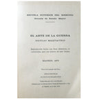 EL ARTE DE LA GUERRA. Maquiavelo, Nicolás