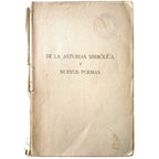 DE LA ASTURIAS SIMBÓLICA Y NUEVOS POEMAS. Camín, Alfonso