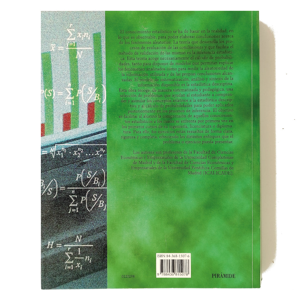 ESTADÍSTICA. Problemas resueltos. Varios autores