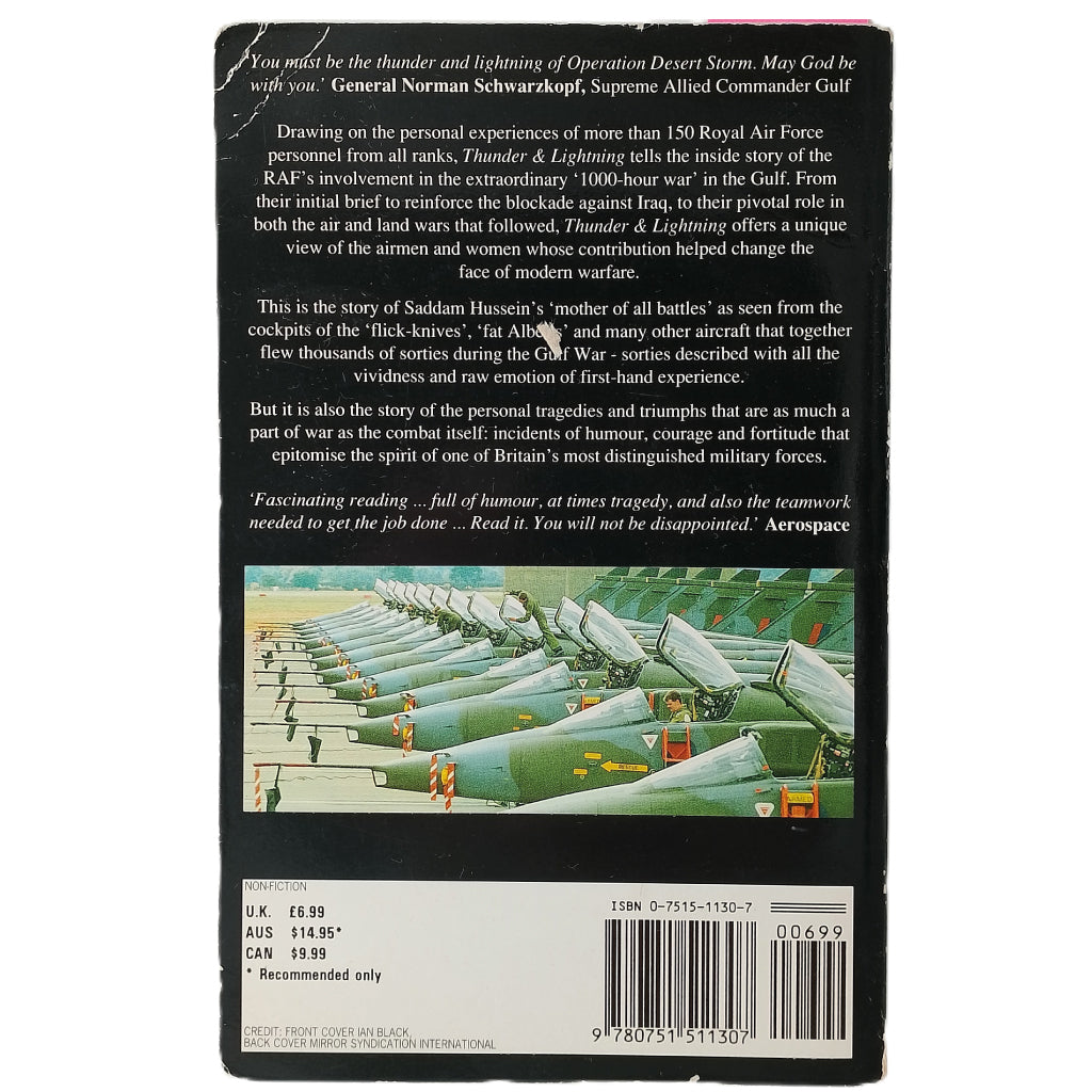 THUNDER AND LIGHTNING. The RAF in the Gulf: personal experiences of war. Allen, Charles