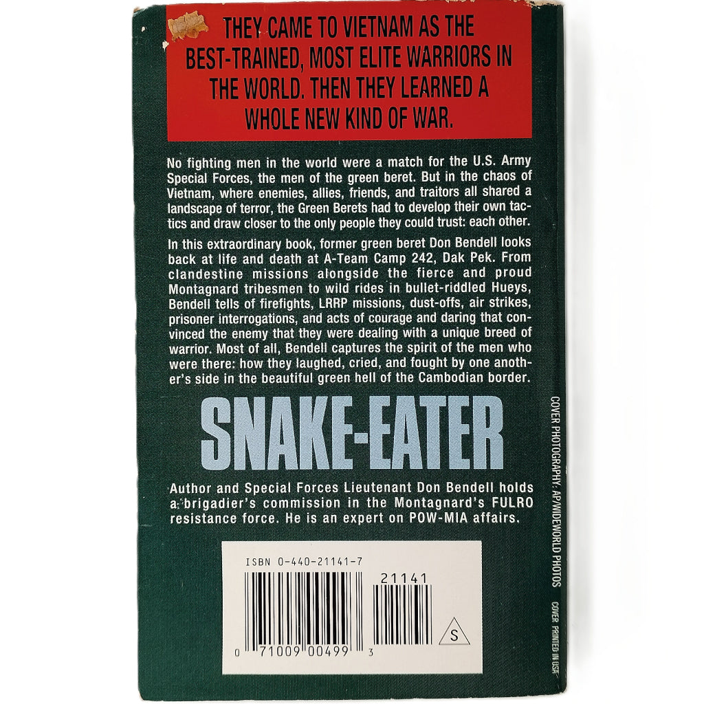 SNAKE EATER. Bendell, Don