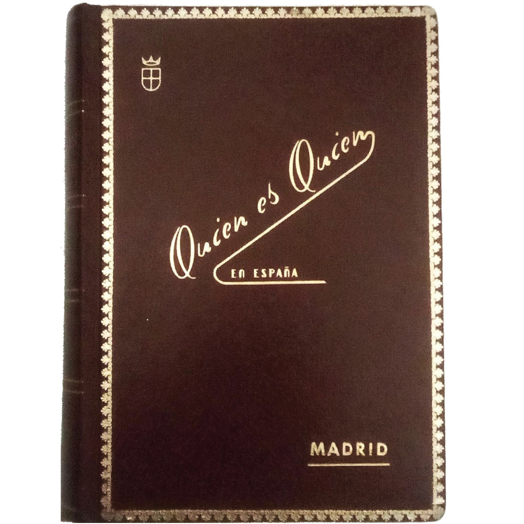 QUIÉN ES QUIÉN EN ESPAÑA. Varios autores