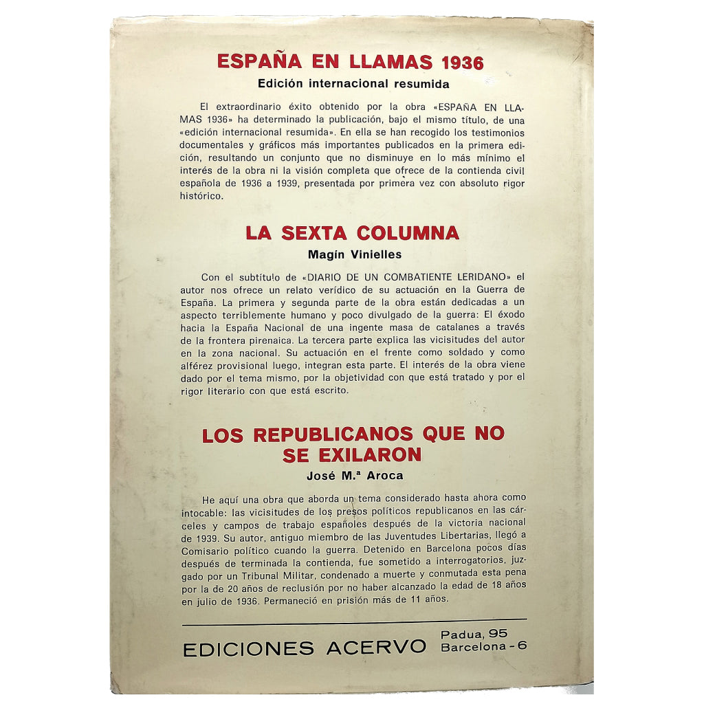 TESTIMONIO DE MANUEL HEDILLA. Segundo jefe nacional de Falange Española. García Venero, Maximiano