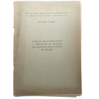 TRABAJOS DE INVESTIGACIÓN Y AMPLIACIÓN DE ESTUDIOS ORGANIZADOS PARA EL CURSO DE 1933 - 1934