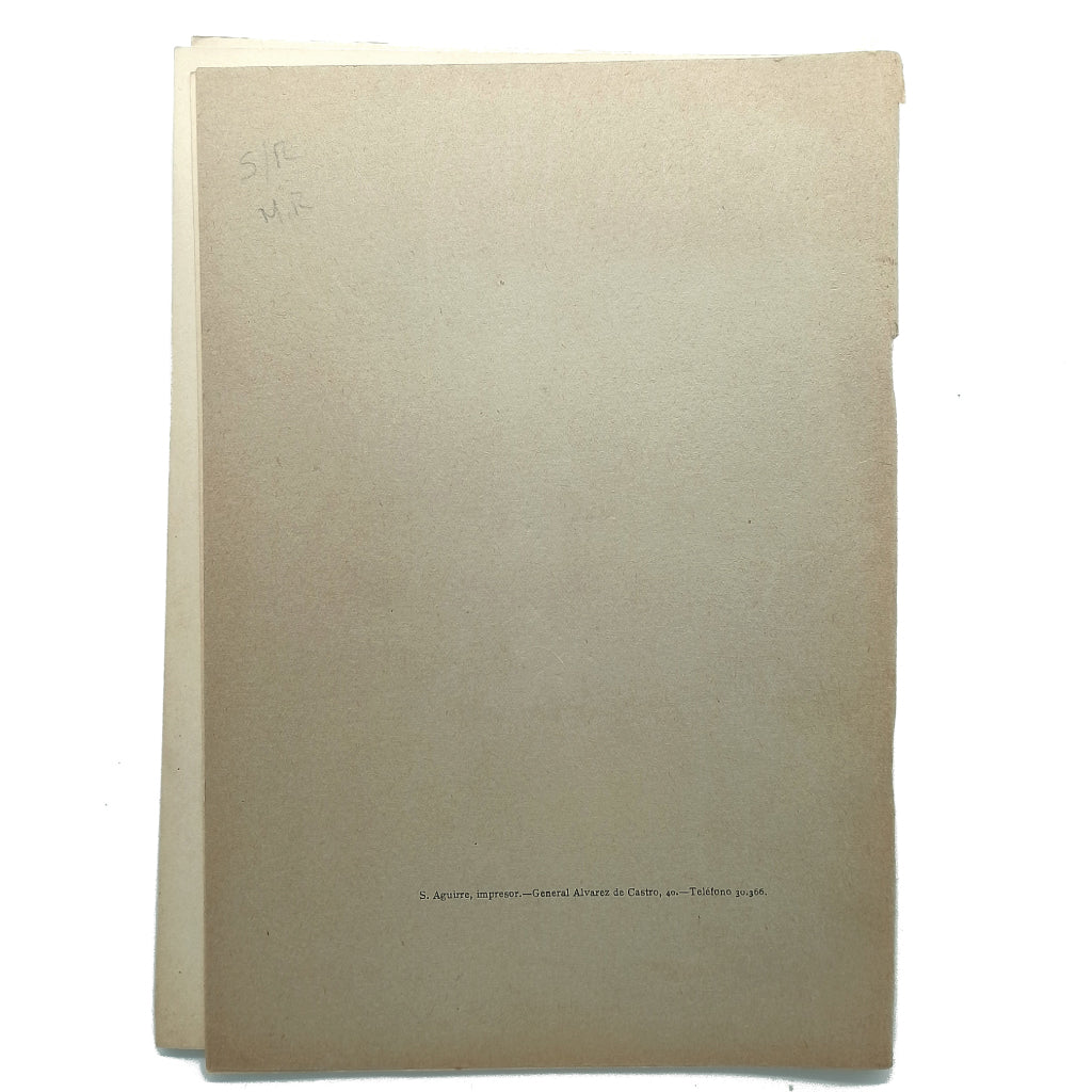 TRABAJOS DE INVESTIGACIÓN Y AMPLIACIÓN DE ESTUDIOS ORGANIZADOS PARA EL CURSO DE 1933 - 1934