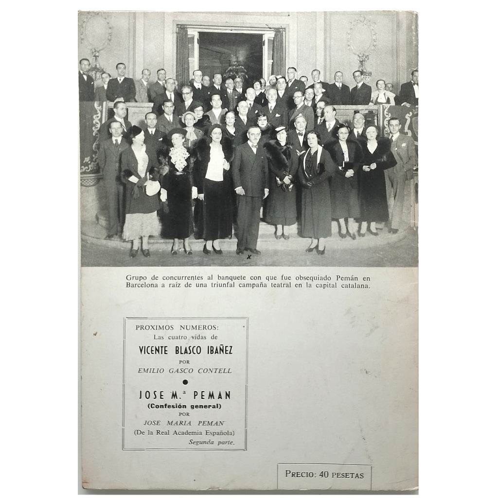 CELEBRIDADES Nº 10: JOSE MARÍA PEMÁN (Confesión General). Primera parte