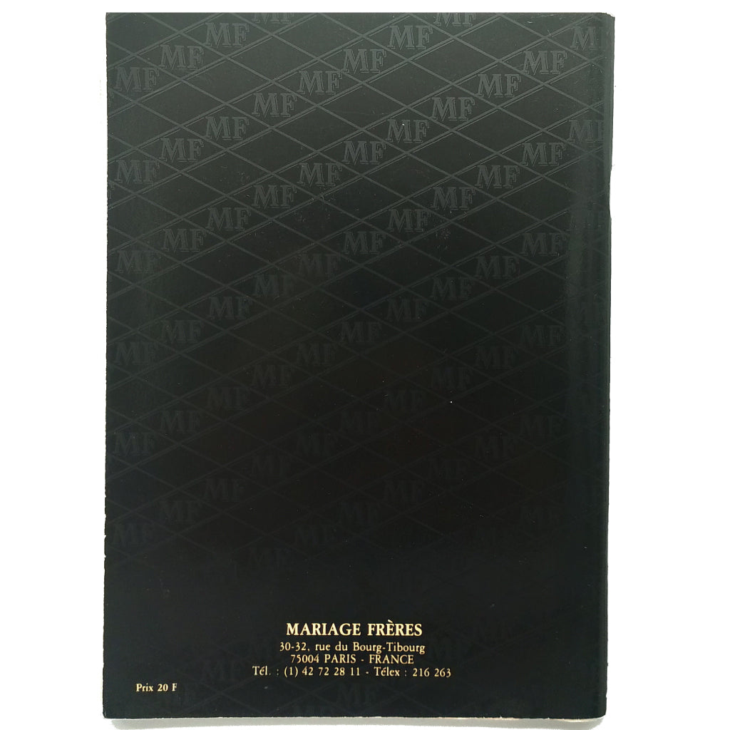 L´ART DU THÉ. Mariage Freres