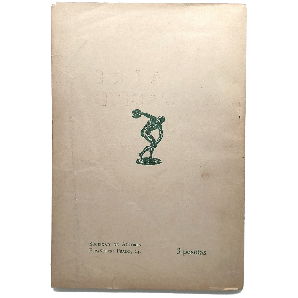 EL AIRE DE MADRID. Serrano Anguita, Francisco