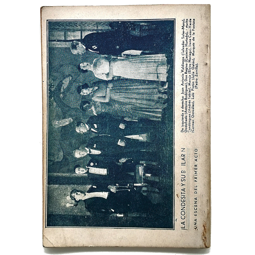 LA FARSA Nº 170: LA CONDESITA Y SU BAILARÍN. Maura, Honorio