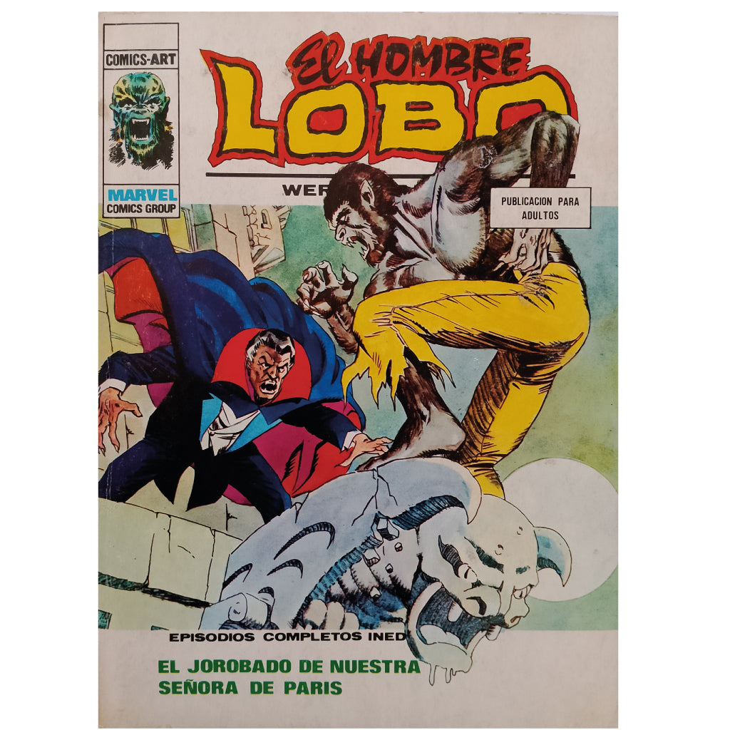 EL HOMBRE LOBO Nº 10: EL JOROBADO DE NUESTRA SEÑORA DE PARÍS