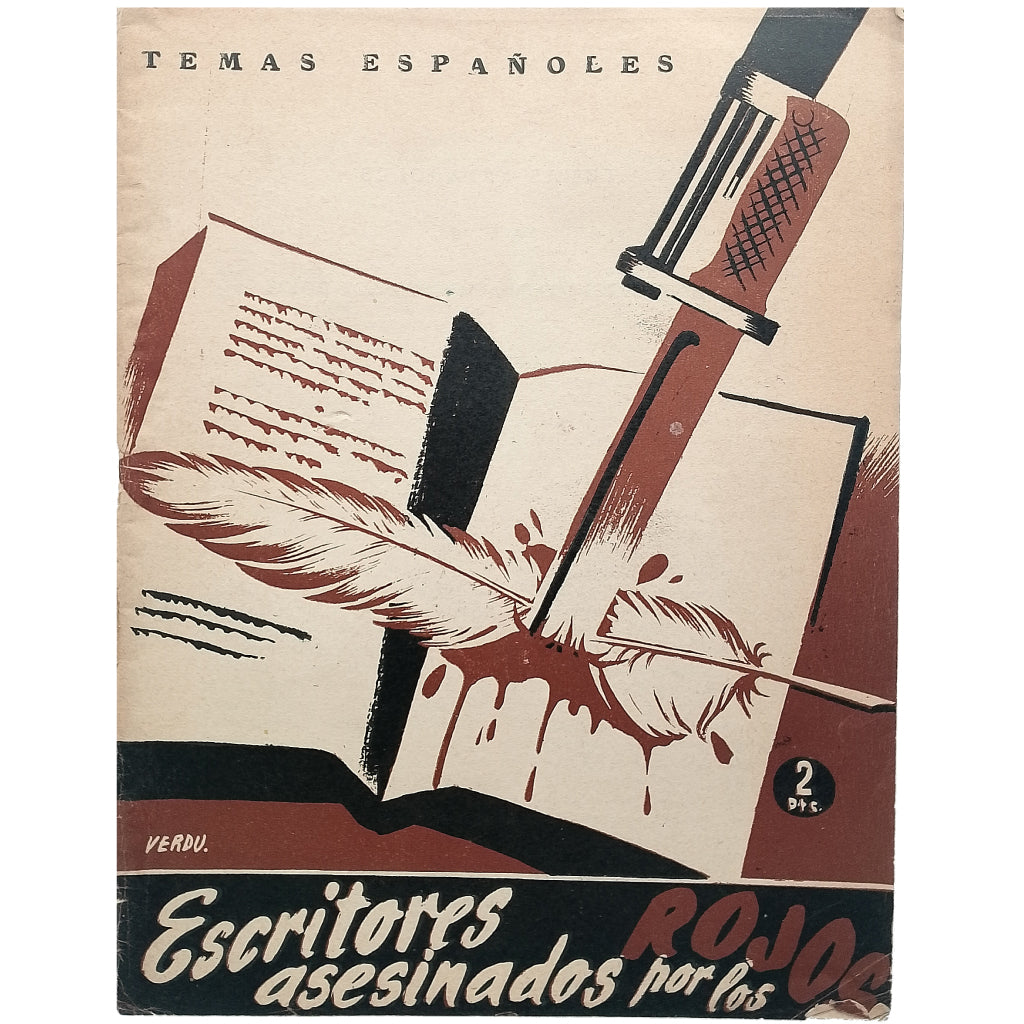 TEMAS ESPAÑOLES Nº 47: ESCRITORES ASESINADOS POR LOS ROJOS. Sanz y Diaz, José