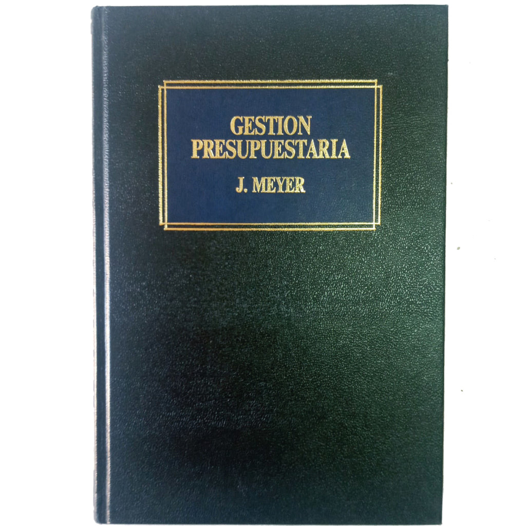 GESTIÓN PRESUPUESTARIA. Meyer, Jean