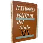 PENSADORES POLÍTICOS DEL SIGLO XIX. Gutiérrez Lasanta, Francisco