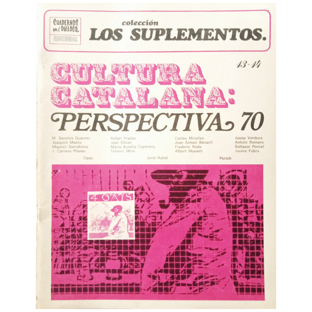 SUPPLEMENTS 13-14: CATALAN CULTURE: PERSPECTIVE 70