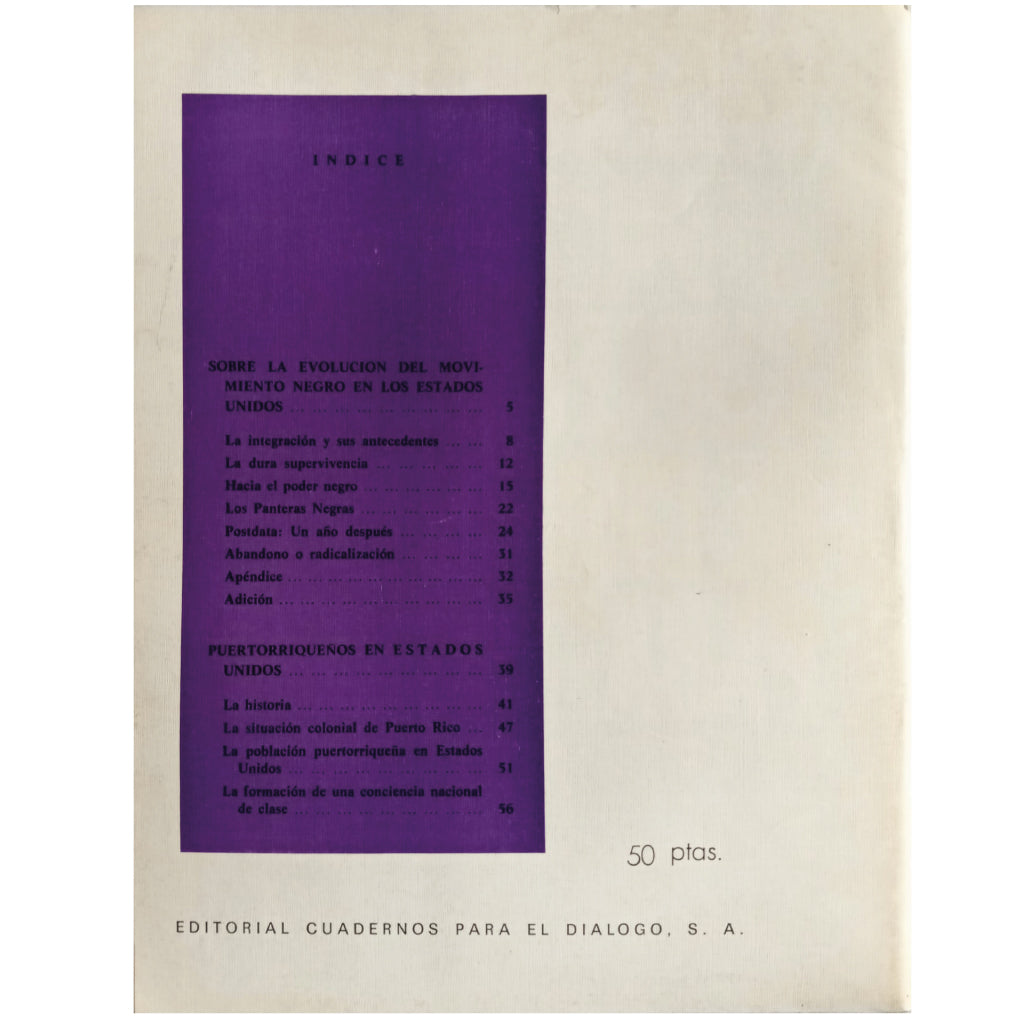 LOS SUPLEMENTOS Nº 32: EE.UU. GUERRAS INTERNAS, NEGROS, PUERTORRIQUEÑOS. Padilla, Ramón / Bollo, Joaquín