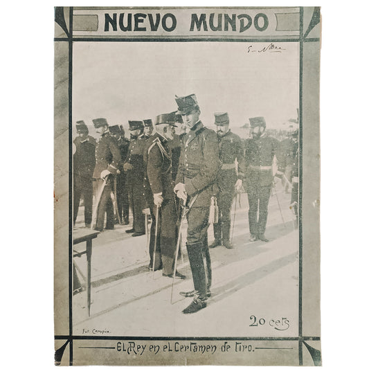 NUEVO MUNDO Nº 513: EL REY EN EL CERTAMEN DE TIRO. Año X. Jueves 5 de noviembre de 1903