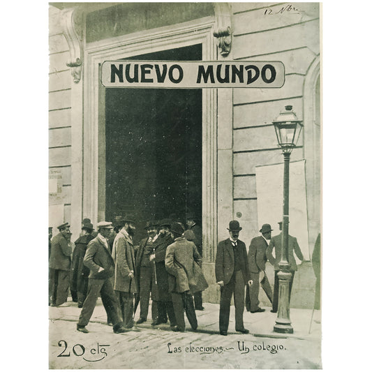 NUEVO MUNDO Nº 514: LAS ELECCIONES. UN COLEGIO. Año X. Jueves 12 de noviembre de 1903