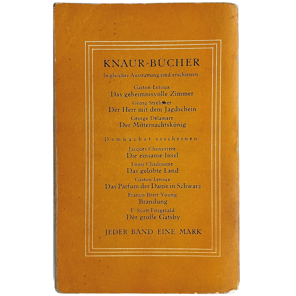 DER SCHWARZE PAPAGEI. Roman. Hervey, Harry