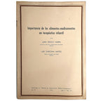 IMPORTANCIA DE LOS ALIMENTOS-MEDICAMENTOS EN TERAPÉUTICA INFANTIL. Bosch Marín, Juan/ Cardona Mateo, Luis