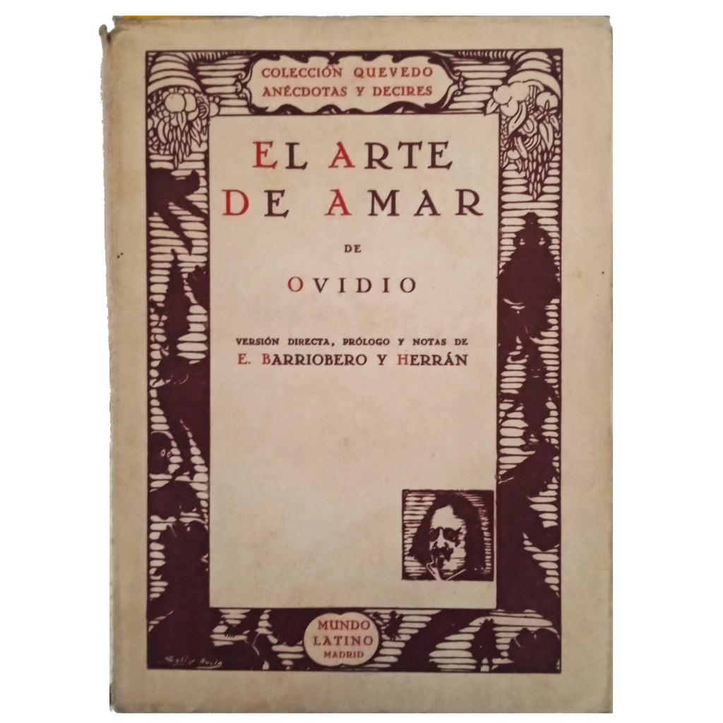 ARTE DE AMAR. Ovidio