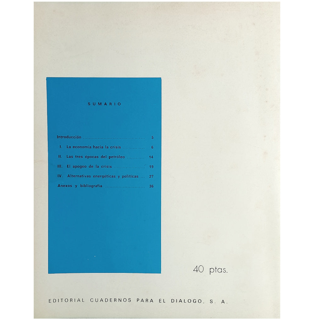 LOS SUPLEMENTOS Nº 60: DOSSIER PETROLEO. NEGOCIO Y CRISIS DE LA ECONOMÍA OCCIDENTAL