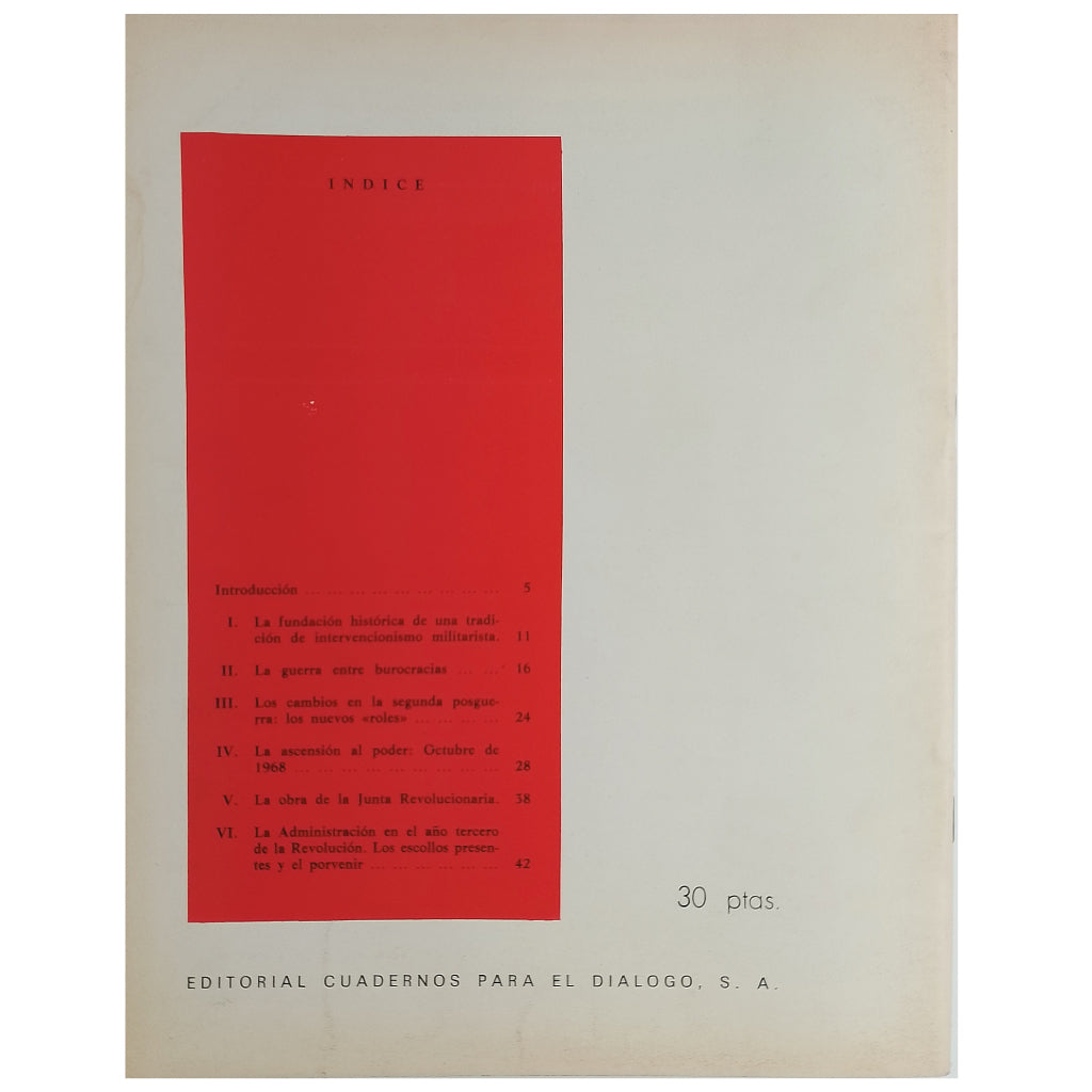 LOS SUPLEMENTOS Nº 24: PERÚ: INFORME URGENTE. Neira, Hugo