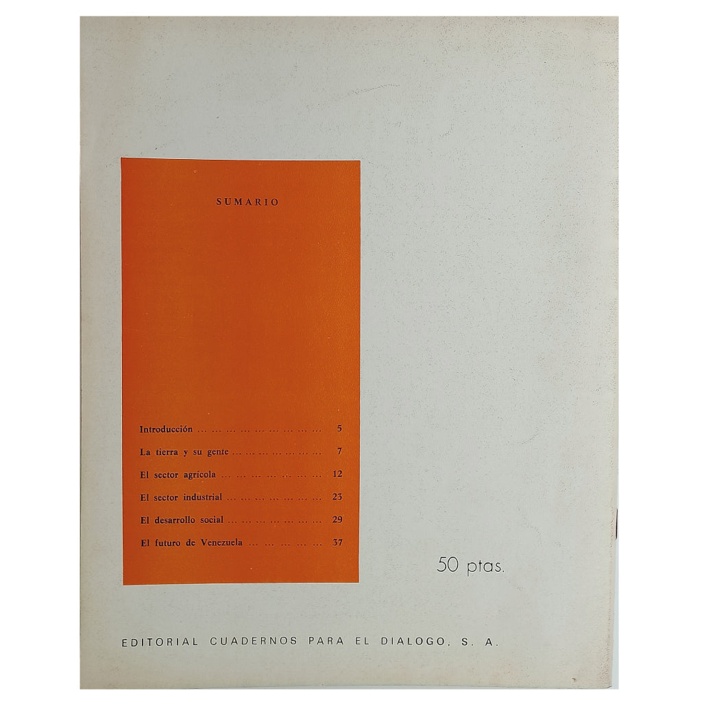 LOS SUPLEMENTOS Nº 66: VENEZUELA: PRESENTE Y FUTURO. Franco García, José María