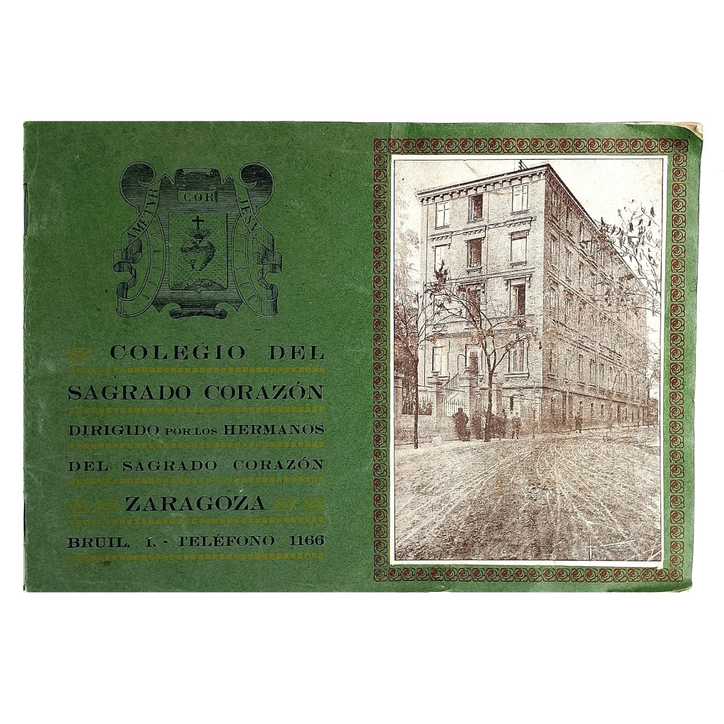 COLEGIO DEL SAGRADO CORAZÓN DE ZARAGOZA. RECUERDOS DEL CURSO ACADÉMICO 1919-1920
