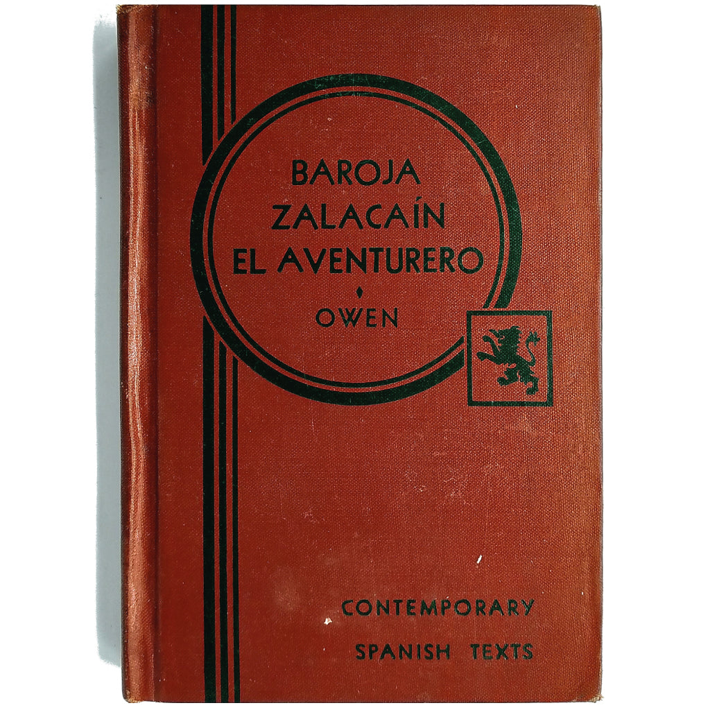 ZALACAÍN EL AVENTURERO. Baroja, Pío