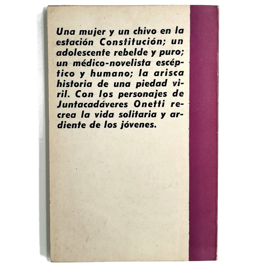 PARA UNA TUMBA SIN NOMBRE. Onetti, Juan Carlos