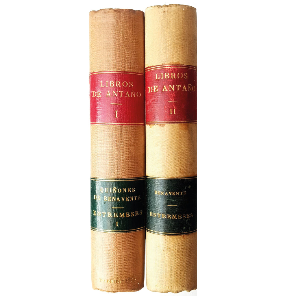 COLLECTION OF LOAS AND JACARAS ENTERTAINMENTS. Volumes I and II. Quiñones de Benavente, Luis 