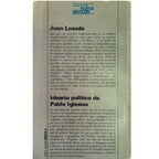 IDEARIO POLÍTICO DE PABLO IGLESIAS. Losada, Juan