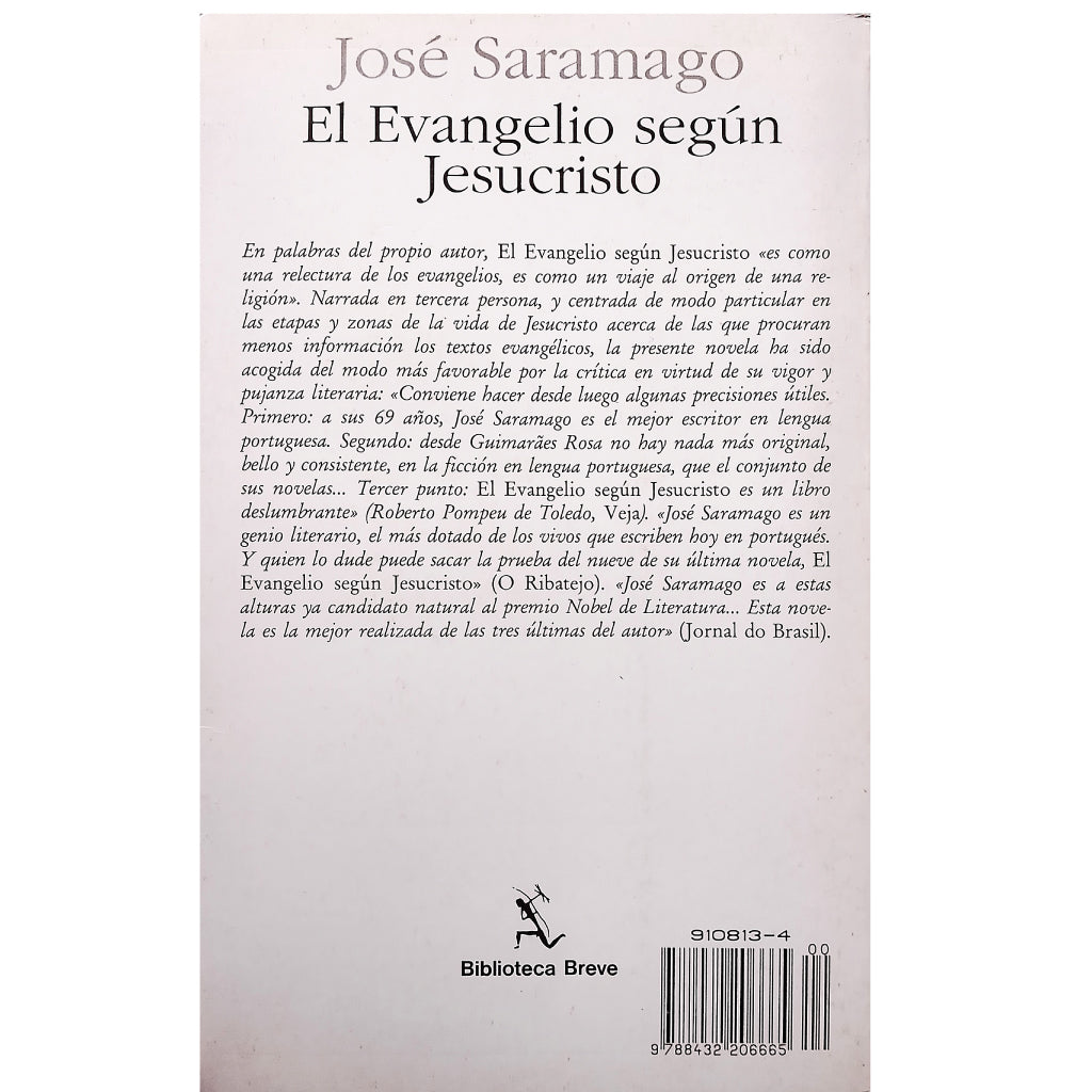 EL EVANGELIO SEGÚN JESUCRISTO. Saramago, José