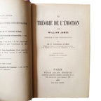 LA THÉORIE DE L'ÉMOTION. James, William
