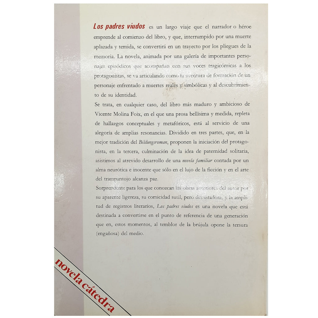 LOS PADRES VIUDOS. Molina Foix, Vicente