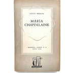 MARÍA CHAPDELAINE. Hémon, Louis