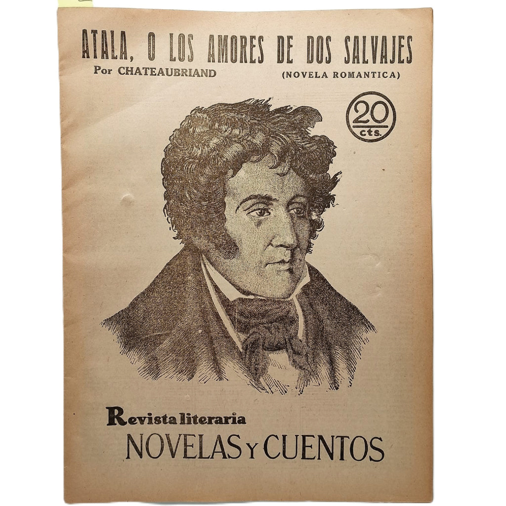 NOVELAS Y CUENTOS Nº 94: ATALA, O LOS AMORES DE DOS SALVAJES. Chateaubriand, François- René