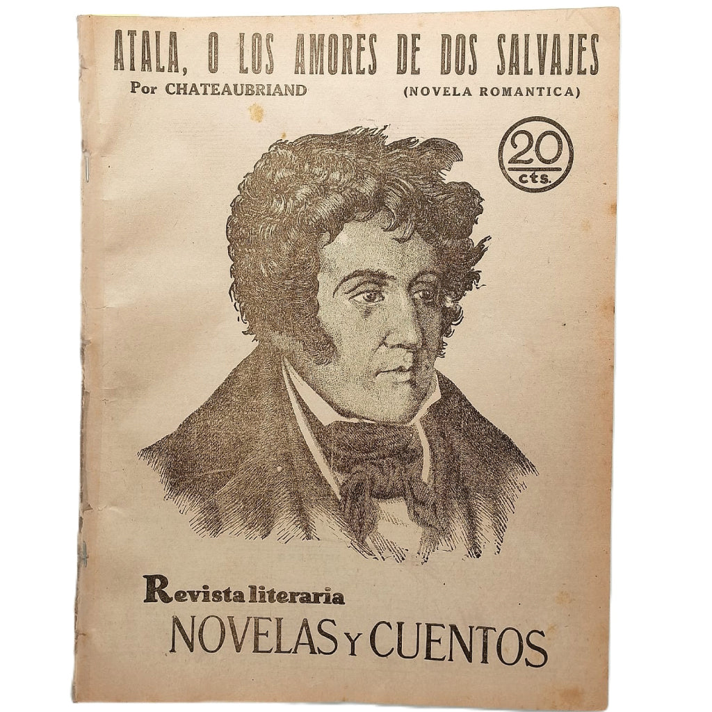 NOVELAS Y CUENTOS Nº 94: ATALA, O LOS AMORES DE DOS SALVAJES. Chateaubriand, François- René