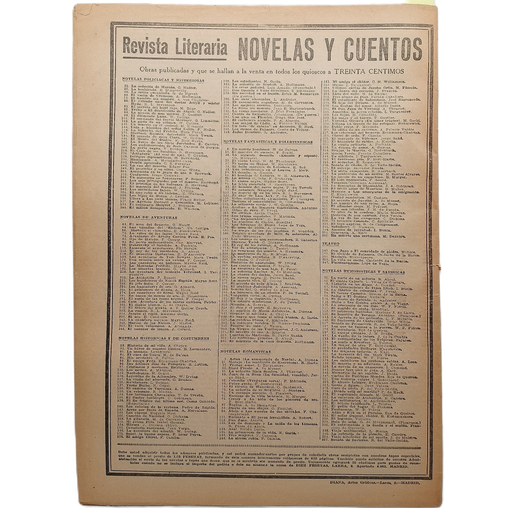 NOVELAS Y CUENTOS Nº 361: HA MUERTO UNA CORTESANA. Dekobra, Maurice