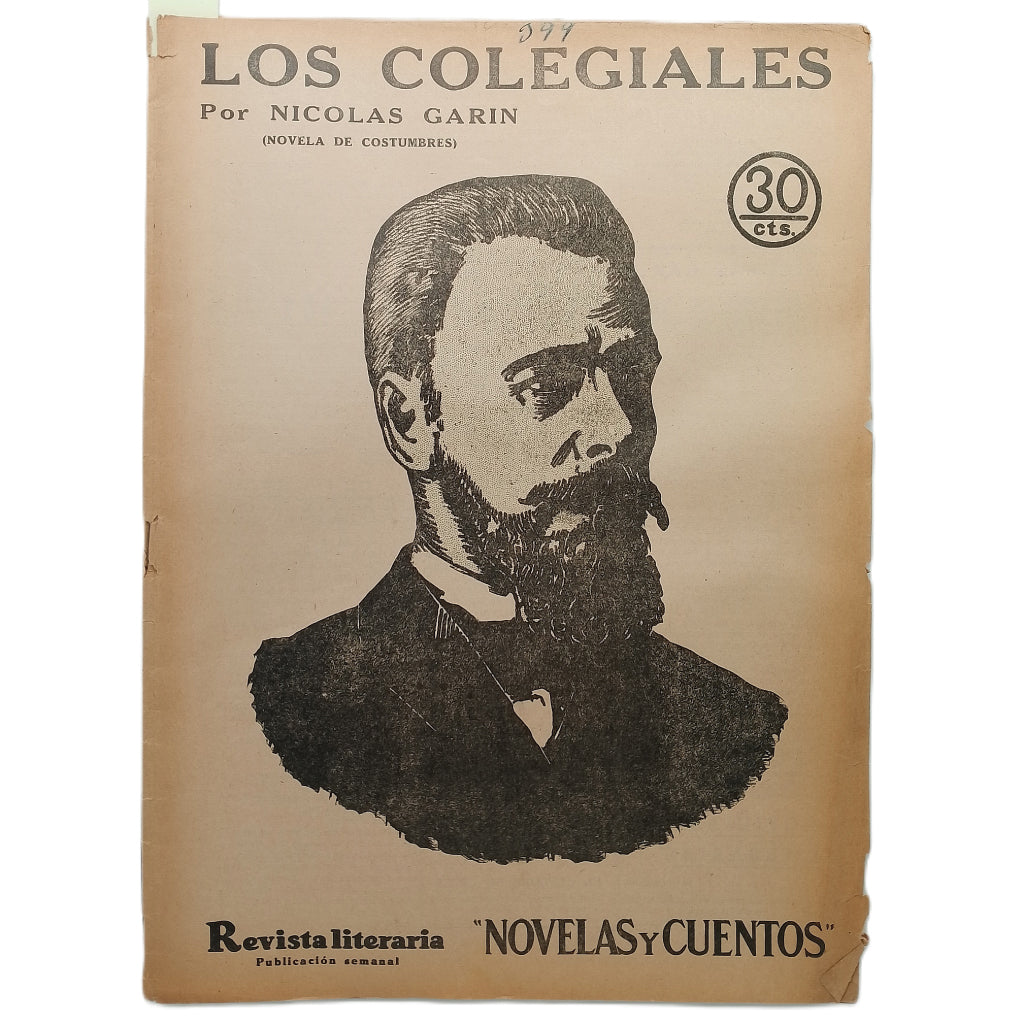 NOVELAS Y CUENTOS Nº 399: LOS COLEGIALES. Garin, Nicolás